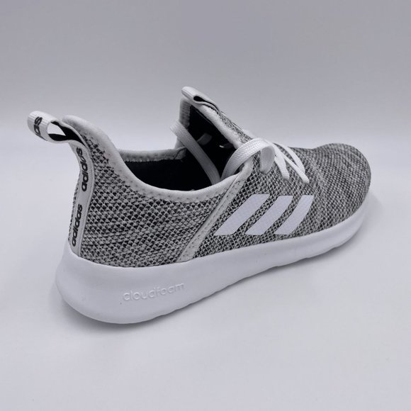 adidas Cloudfoam Pure Grey / White Womens Shoes - Picture 8 of 8